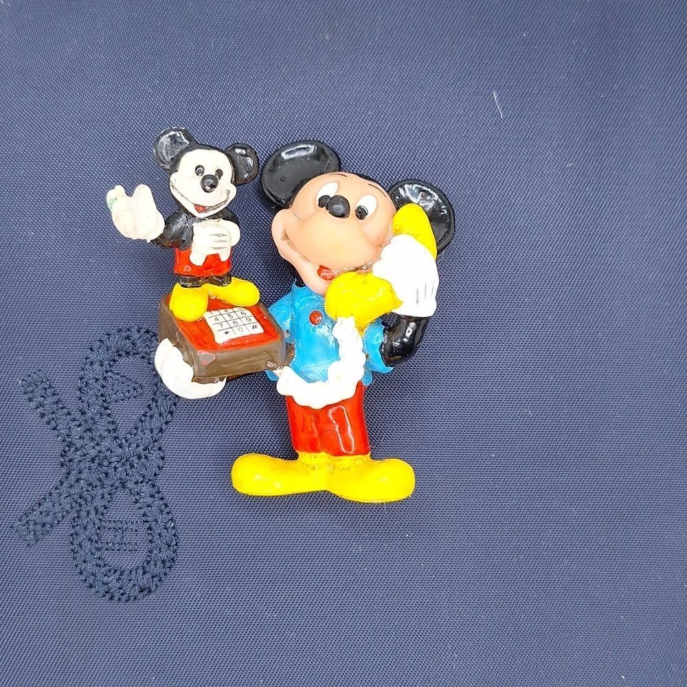 Vintage Mickey Mouse figurine small toy mini Mickey